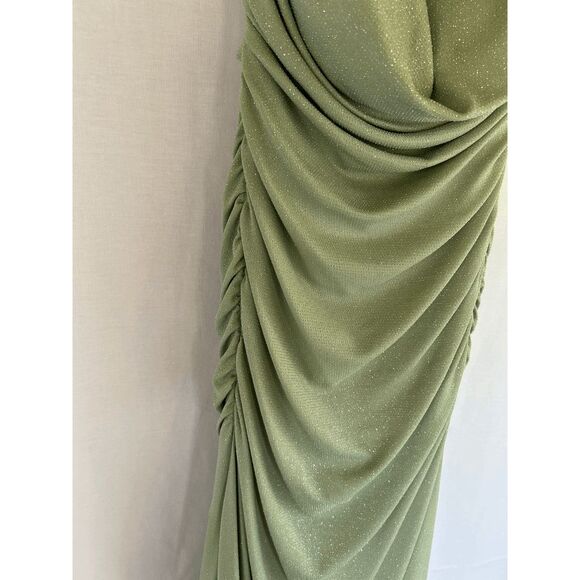 Windsor Prom/Formal/Bridesmaid Dress, Sage Green Size 3/4? Long, Open Back - Picture 10 of 11